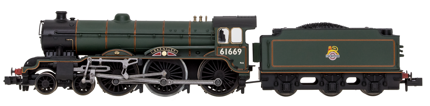 B17 Easterling Set 61669 BR Early Crest & 4 Gresley Crimson & Cream Coaches