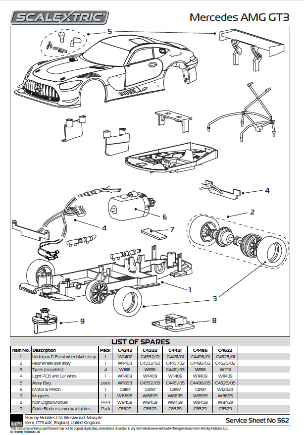 Mercedes AMG GT3 - British GT 2024 - 2Seas Motorsport