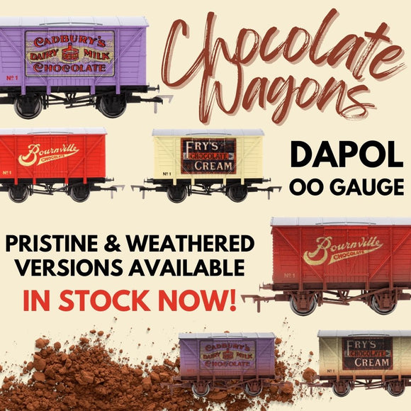 Dapol OO Gauge Chocolate Wagons