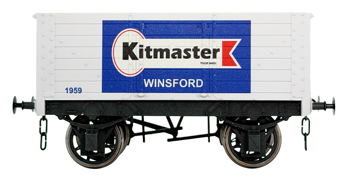 7F-072-010W 7 Plank 9' Wheelbase 2 Door Dapol Kitmaster Logo - Weathered