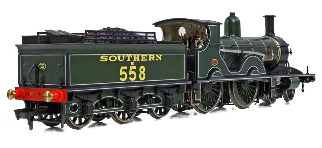 LSWR Adams T3 558 SR Lined Maunsell Green Steam Locomotive