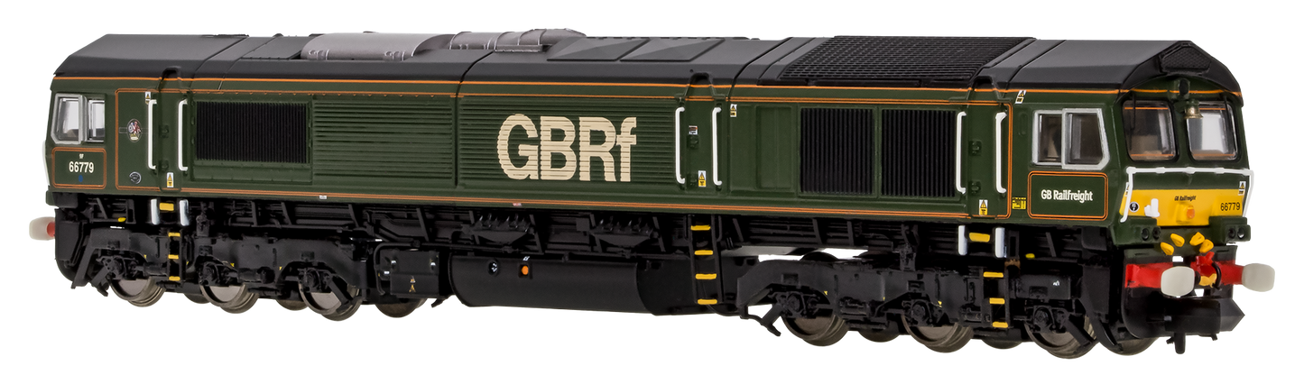 Class 66 66779 "Evening Star" BR Lined Green Diesel Locomotive - DCC Fitted
