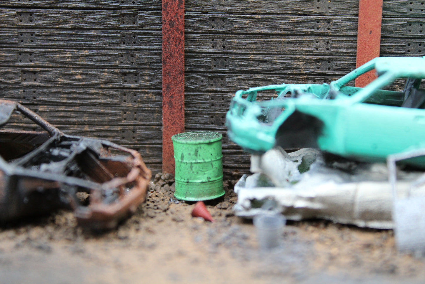 Dented Oil Drums - OPEN - MIXED COLOURS - Pack of 10