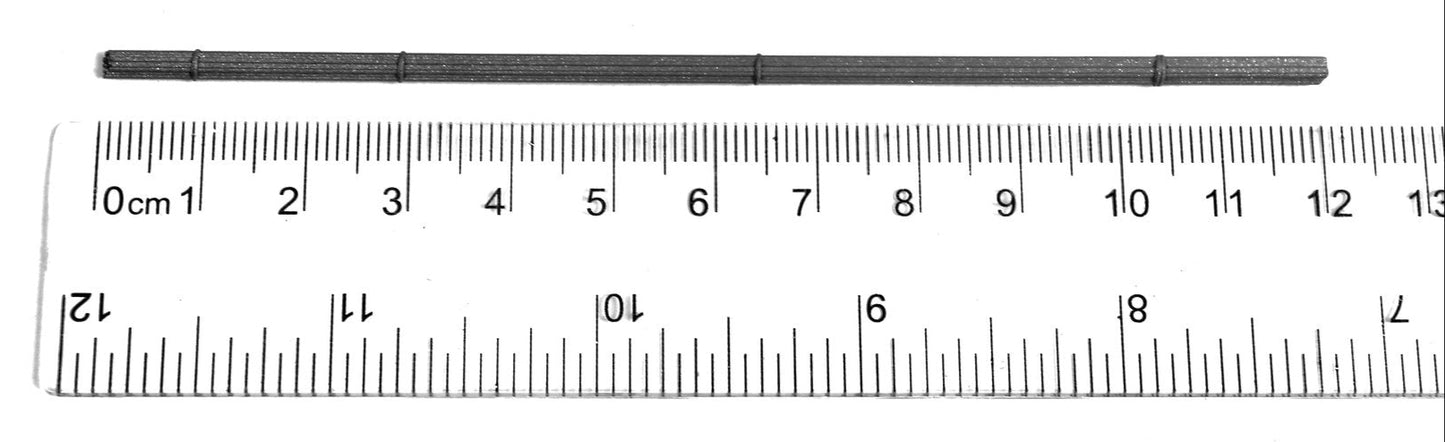 120mm Steel Rod Bundled Loads - UNPAINTED - Pack of 10 1:76 OO Gauge