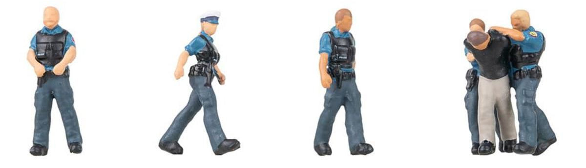 151718 Czech Police (5) & Suspect (1) Figure Set