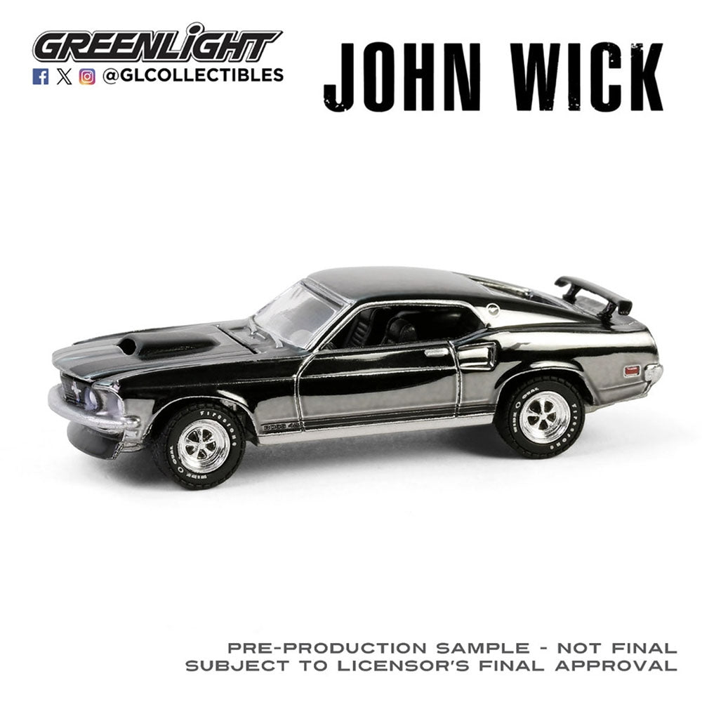GL30557 John Wick (2014 Movie) - Ford Mustang Boss 429 1969 - Silver