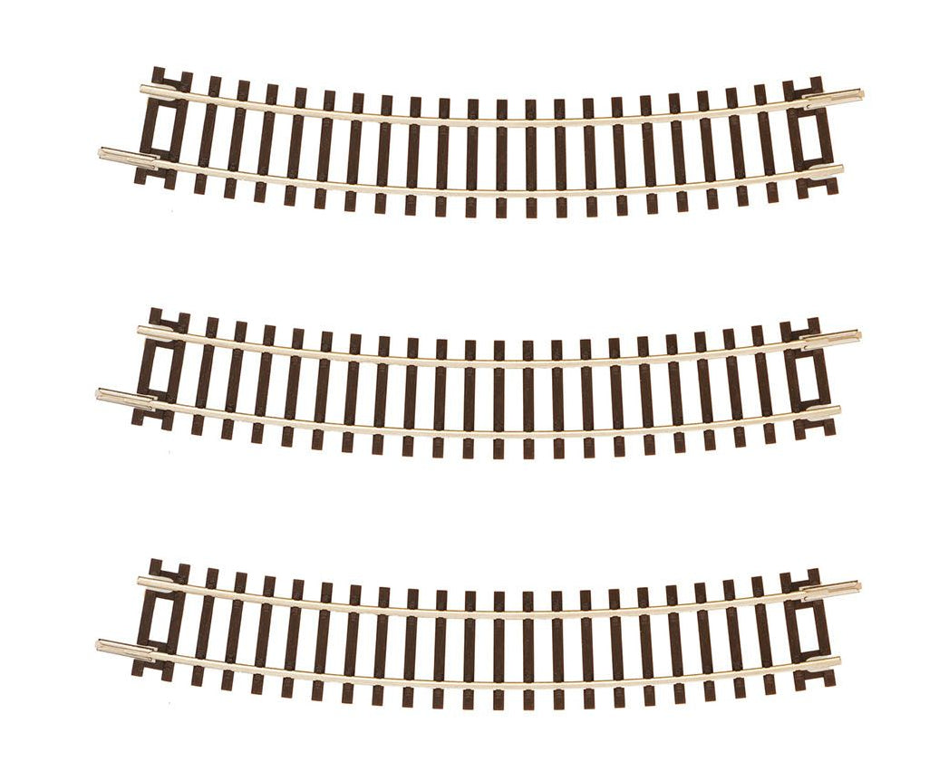 TT:120 Gauge Sectional Curved Track R2 365mm 20 Degree x3
