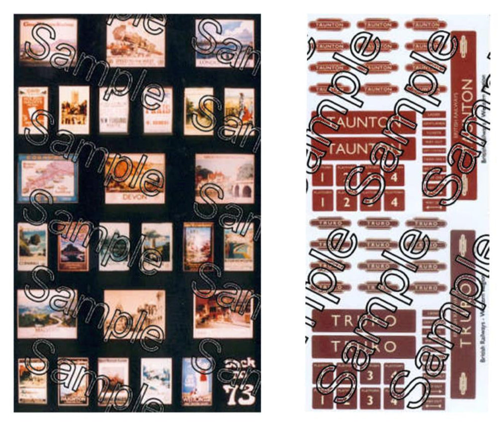 GWR Themed Signage Set