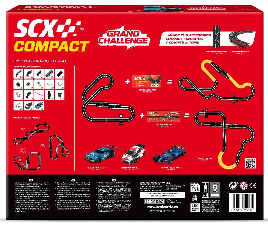 SCXC10585 Compact 1:43 Grand Challenge 6.66m Race Set
