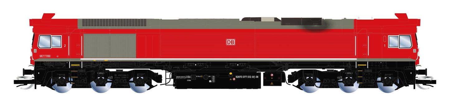 Class 77 DB AG Red Livery Ep.VI Diesel-Electric Locomotive - DCC Sound