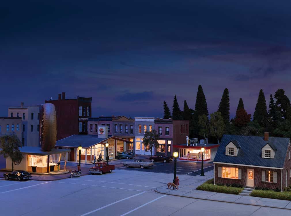 Spaces Hole In One Donut Shop Interior Model Kit