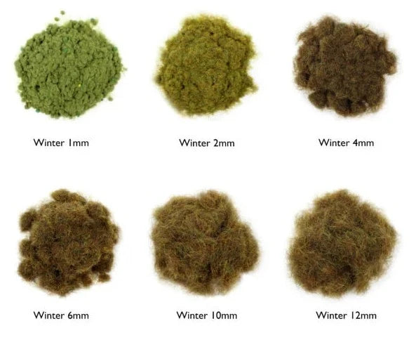 WWS 6mm Winter Static Grass - 1000ml Canister