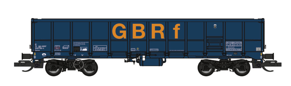 TT-EAL-103A JNA / MMA EALNOS Bogie Box Wagon GBRf 5500 466-4