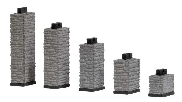 BUS12387 5 bridge ramp pillars