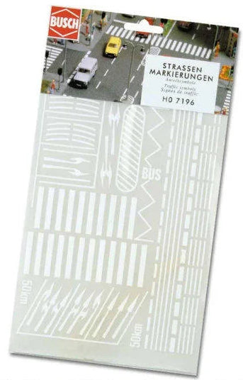 BUS7196 HO Assorted Street Markings