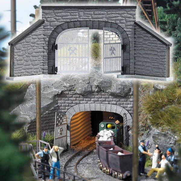 BUS1471 Mine Entrance For 2 Rail Train