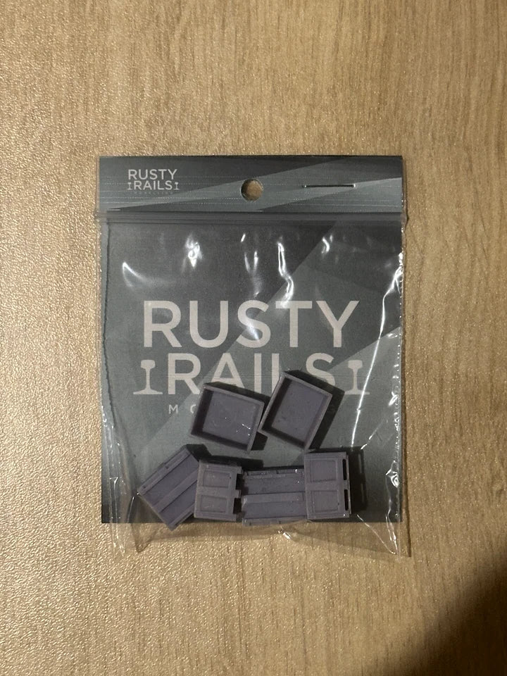 OO Gauge Pallet Boxes (Pack of 6) - Unpainted