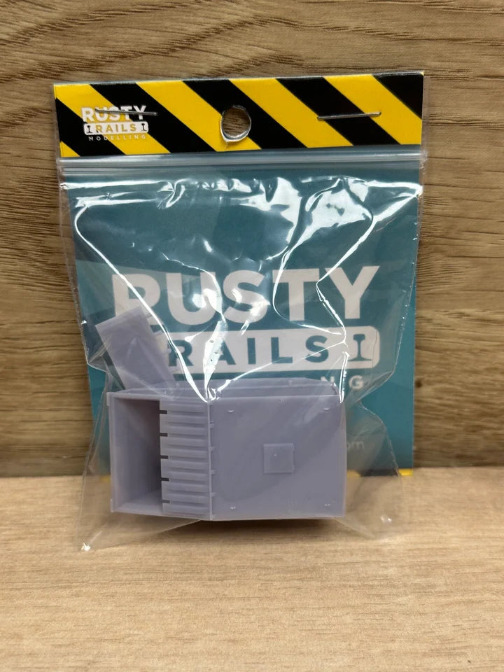 OO Gauge Enclosed Skips (Single Pack) - Unpainted