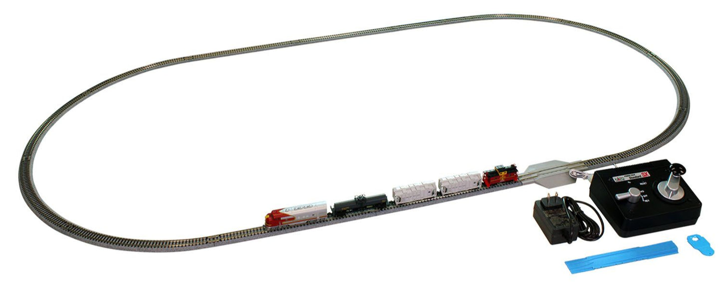 Santa Fe F7 Blue Bonnet Freight Train Set