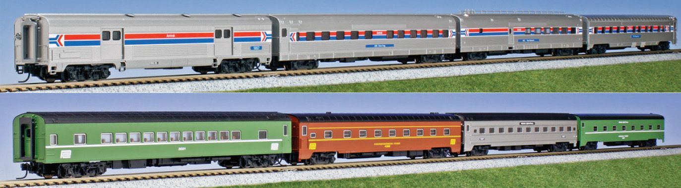 Amtrak Rainbow Era Coach Set (8)