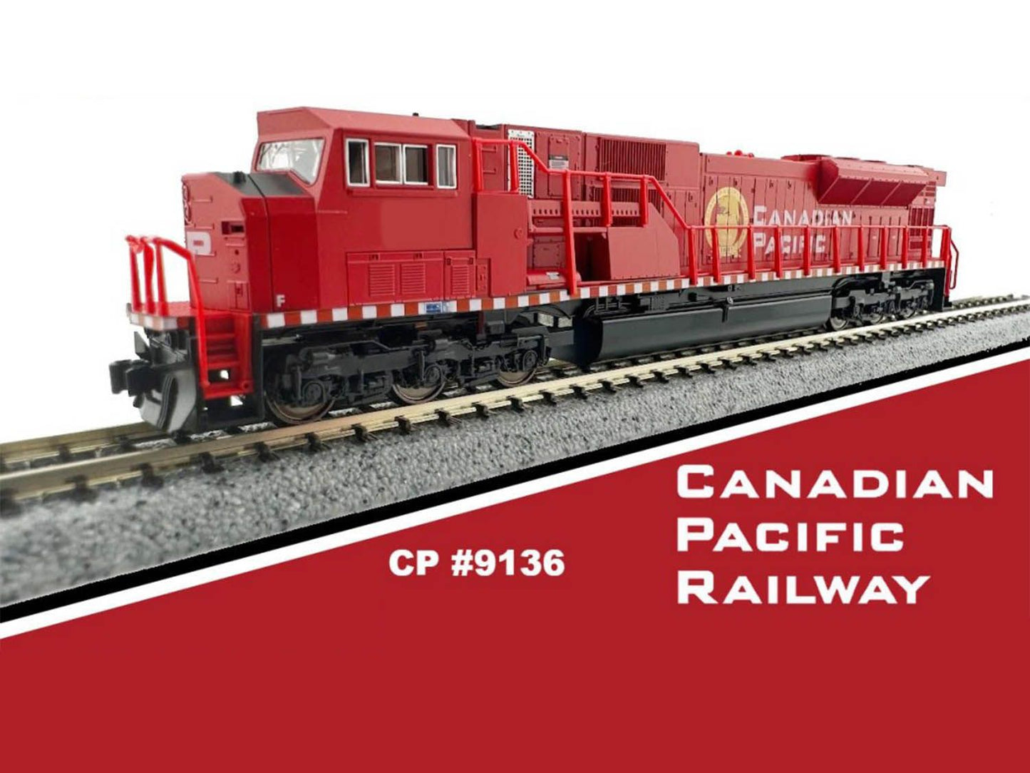 176-5626-DCC EMD SG90/43MAC Canadian Pacific 9136 - DCC-Fitted