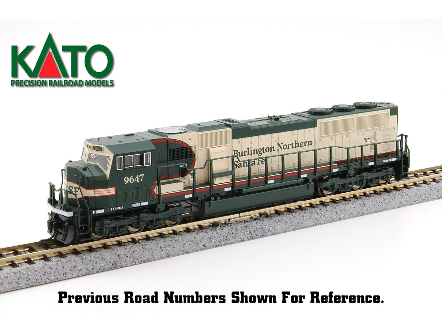176-6503-DCC EMD SD70MAC BNSF Merger Scheme 9647 - DCC-Fitted