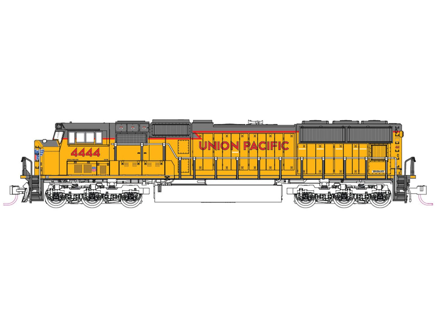 176-7618 EMD SD70M Union Pacific 4444