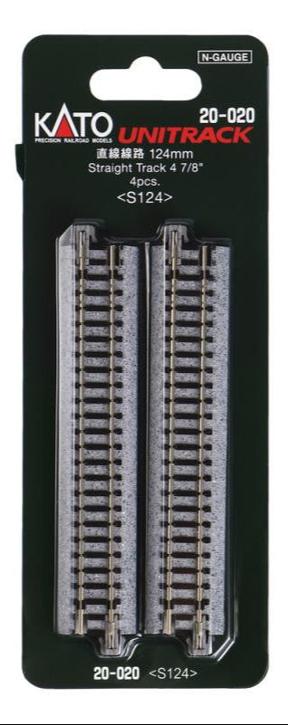 Kato 20-020 Ground Level 124mm Straight Track (4)