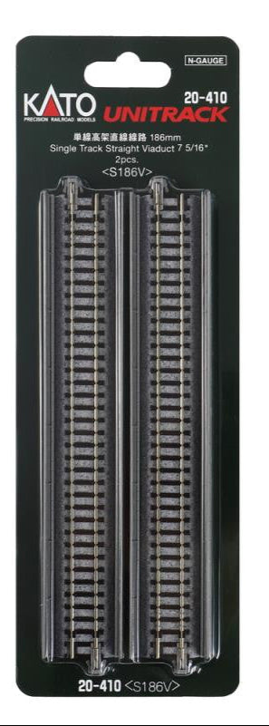 Kato 20-410 Single Straight Viaduct Track 186mm (2)