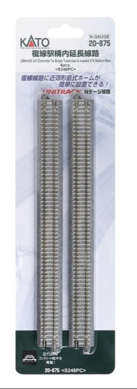 Unitrack Double Track Station Track Extension Set
