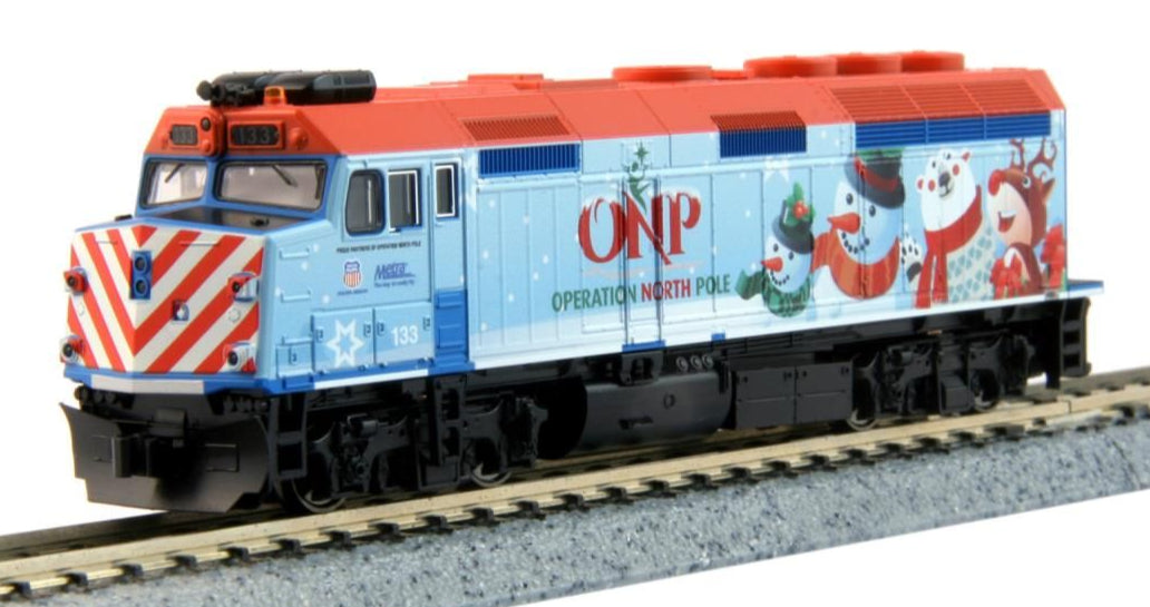 EMD F40PH ONP Christmas 2016 - DCC Sound