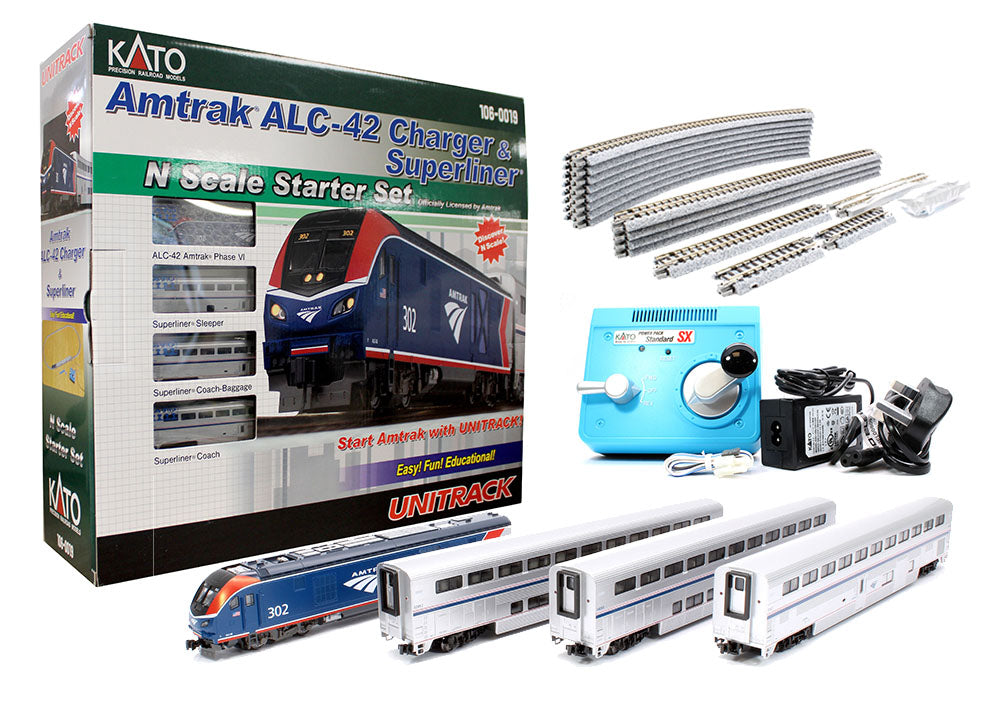 Kato 106-0019 Amtrak ALC-42 Charger Superliner Passenger – Rails