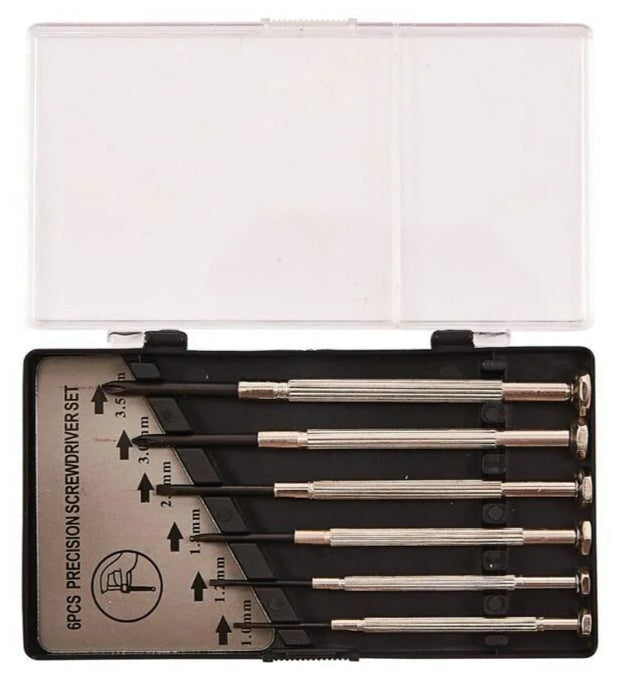 6 Piece precision screwdriver set
