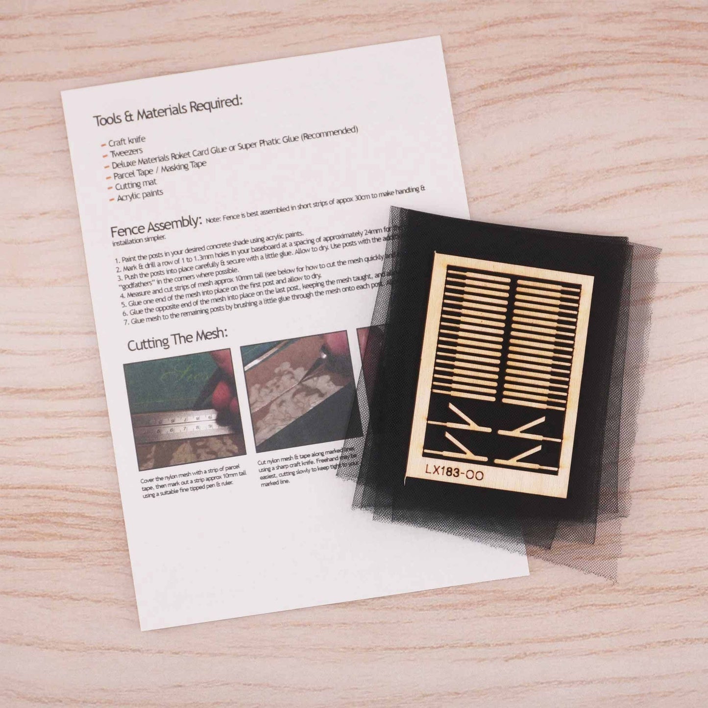 3ft Chain Link Fencing Model Kit