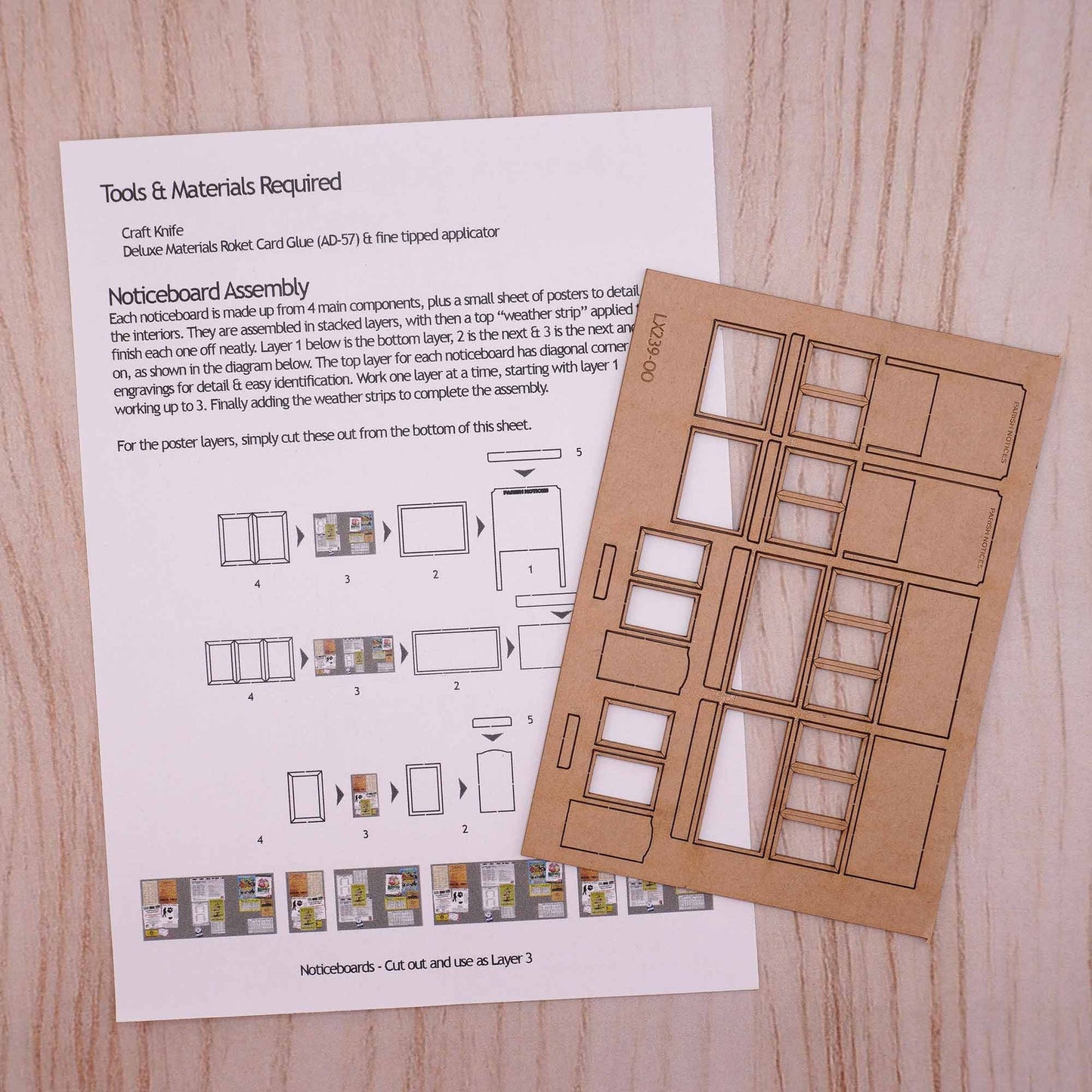 Parish / Village / Church Noticeboards Model Kit