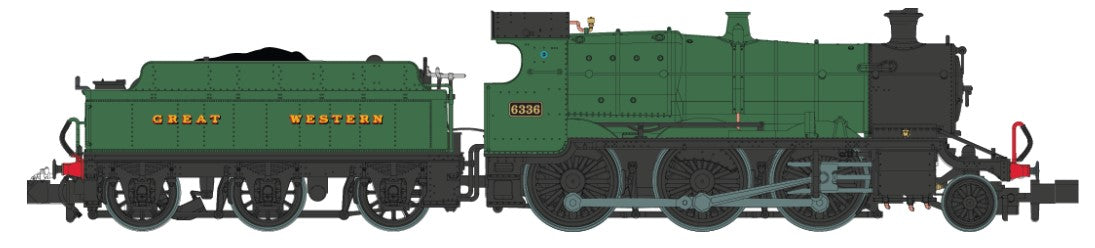 Dapol 2s 043 001 Gwr Churchward Built 63xx 2 6 0 Mogul 6336 Great