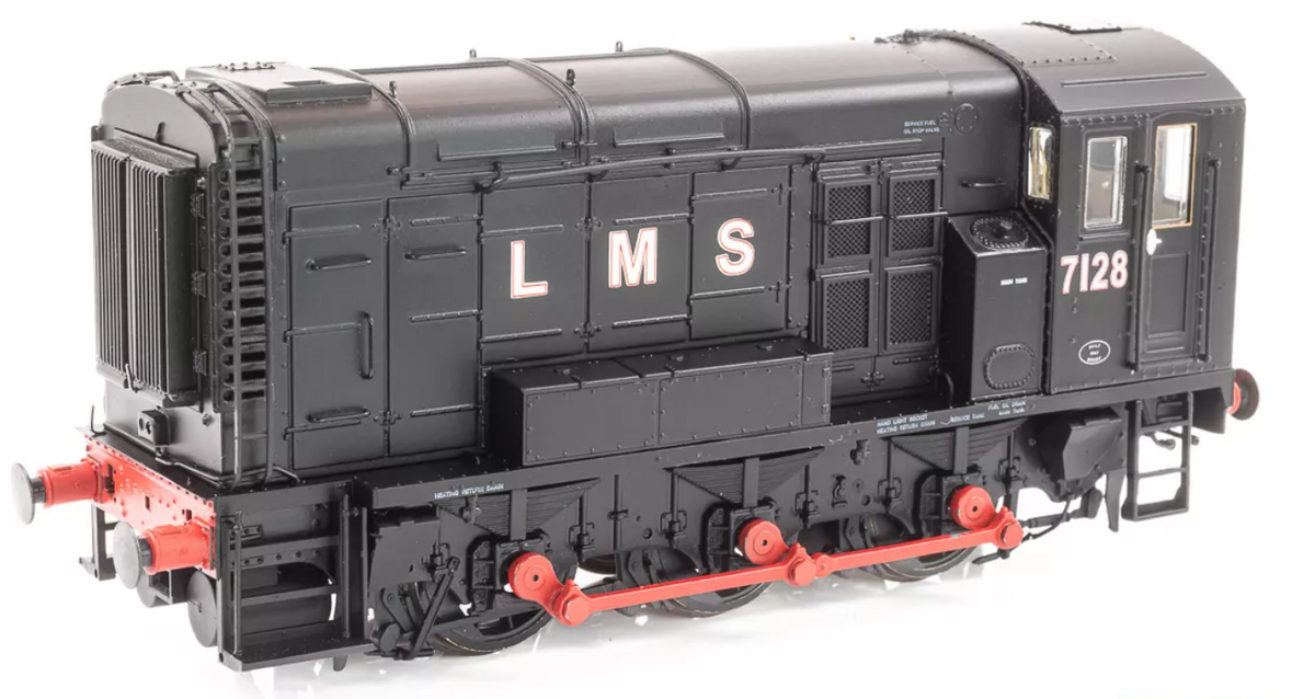 MR-504 Class 11 Shunter LMS post-war Black 7128 Diesel Locomotive