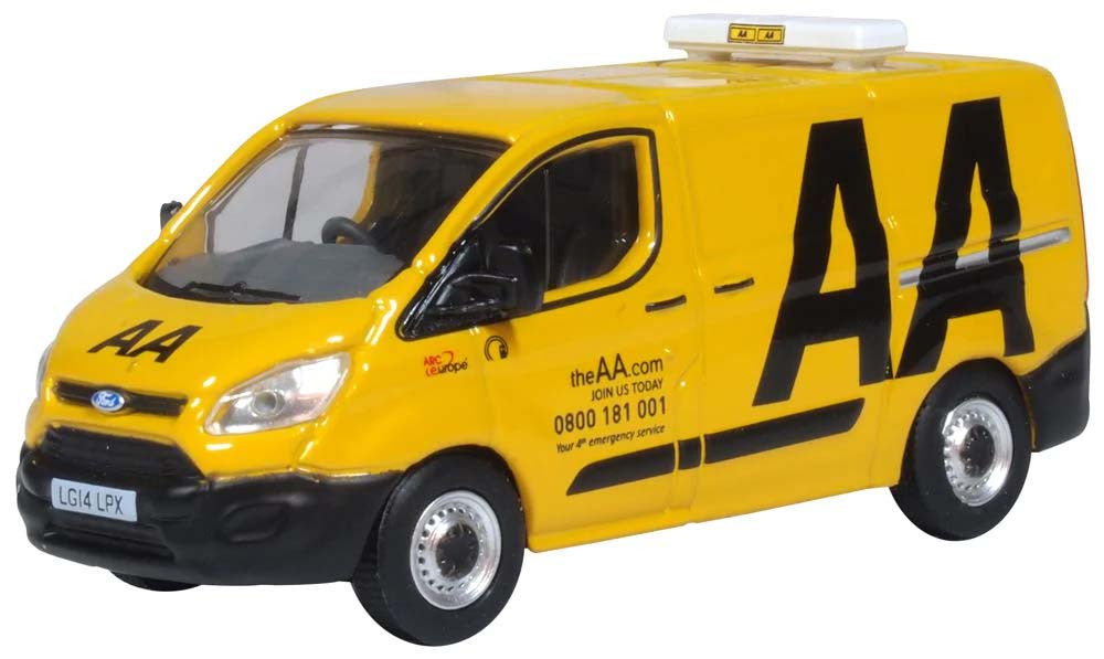 Oxford Diecast 76CUS001 Ford Transit Custom AA – Rails