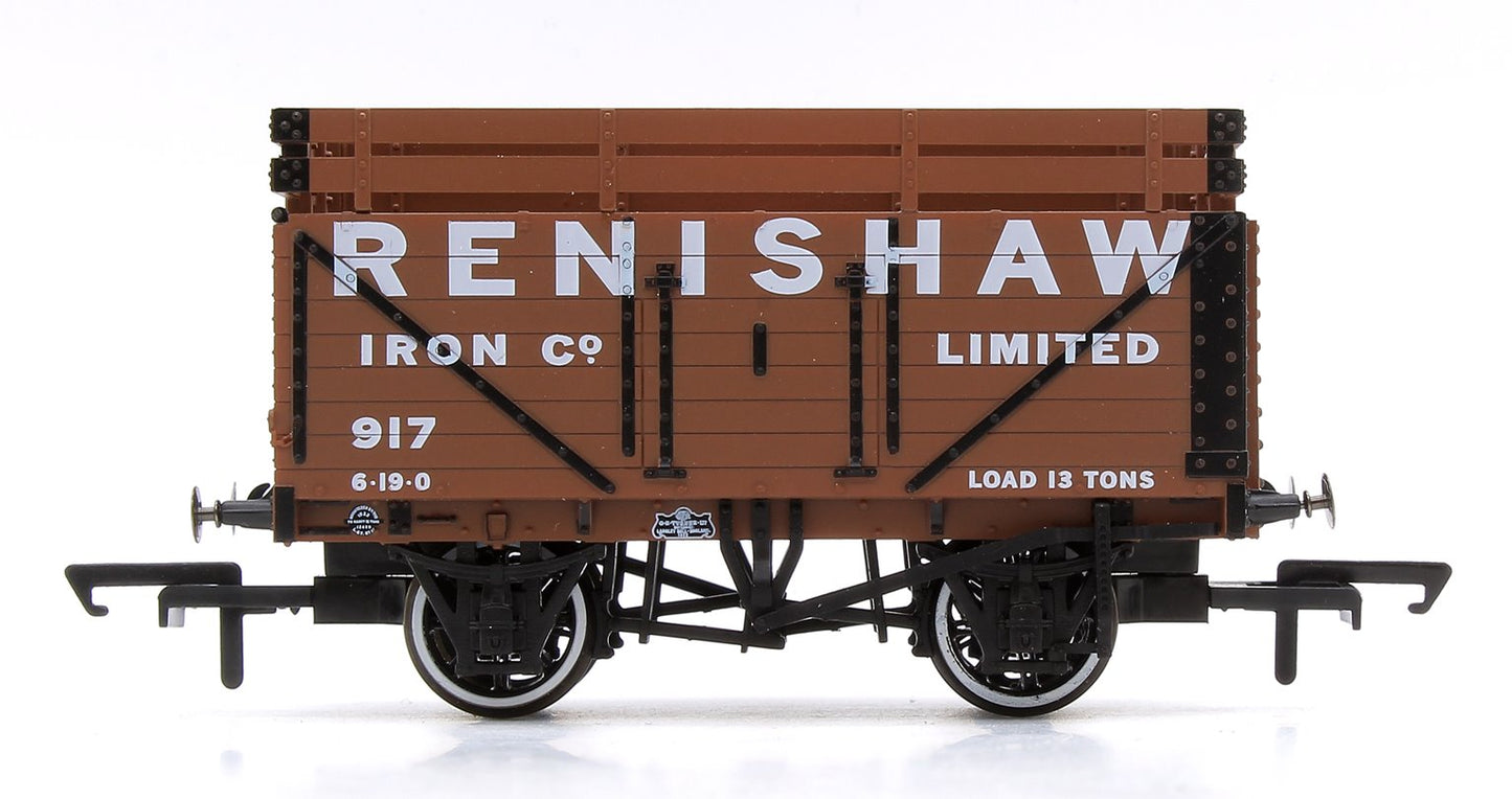 Pre-Owned 7 Plank Mineral Wagon - Renishaw Iron Co 917 (2 Coke Rails) No.917