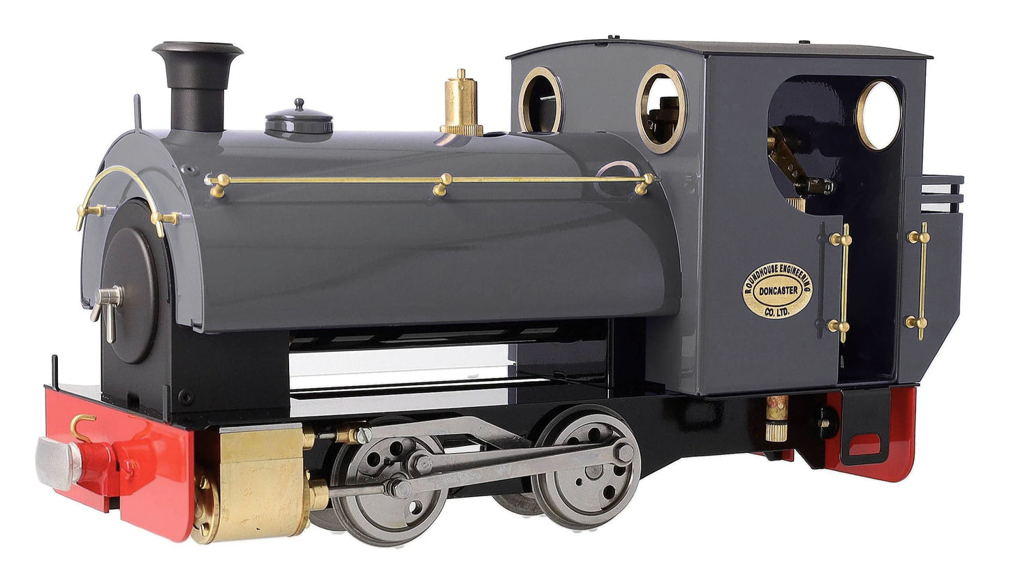 PEGGIE-WDGREY 0-4-0 Saddle Tank 'Peggie' WD Grey (Manual) Steam Locomotive