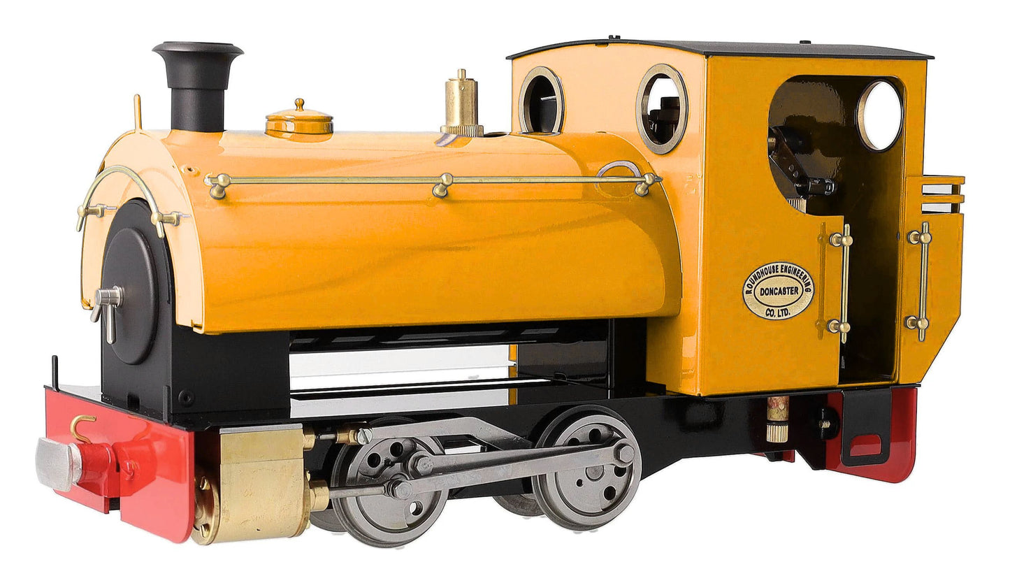 PEGGIE-YELLOW 0-4-0 Saddle Tank 'Peggie' Yellow (Manual) Steam Locomotive