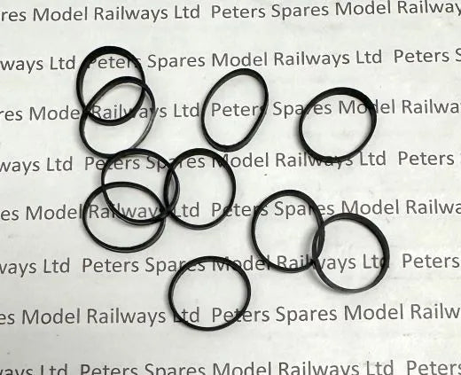 PS177 Replacement Hornby X8101 (L5716) (L6241) Large 0-6-0 2-6-4 Neoprene Traction Tyres (10 Pack)