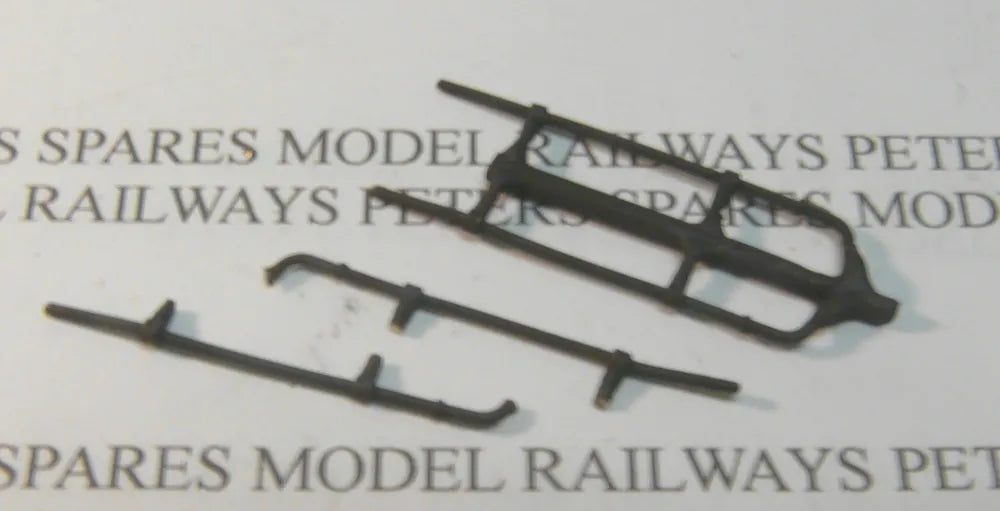 PS36 Lima 5136-10 Replacement Class 117 DMU Exhausts - Metal (2 Pack) Blackened