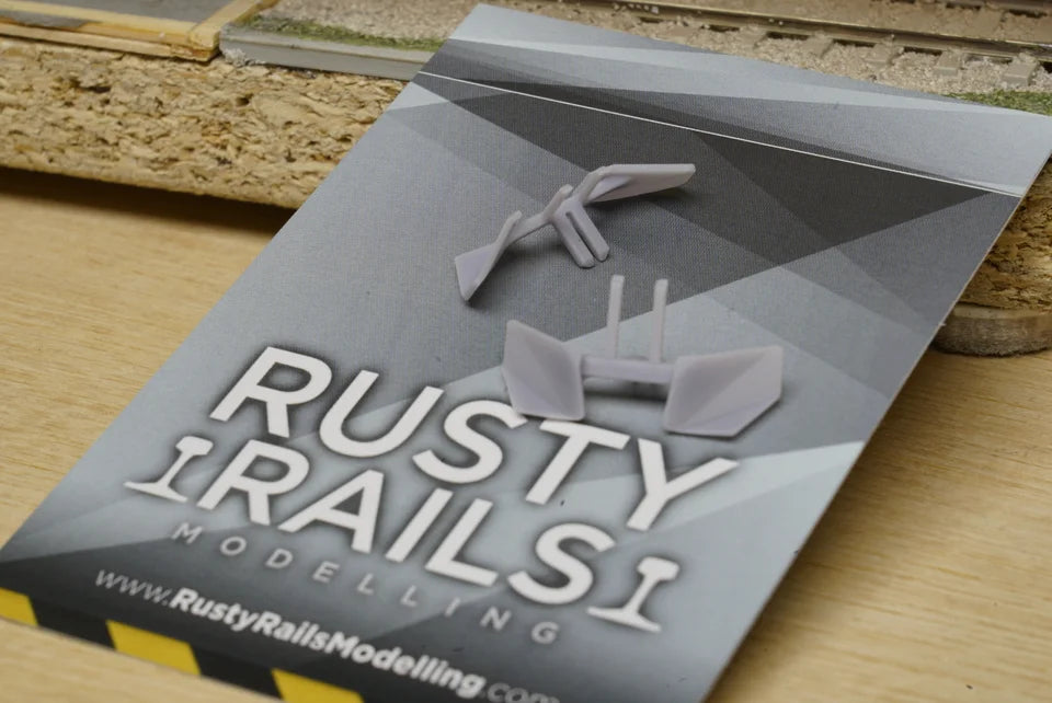 OO Gauge Class 37 Ploughs V2 (Pack of 2) - Unpainted Model Kit