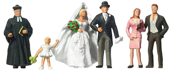 PR10057 Protestant Wedding Group (6) Exclusive Figure Set