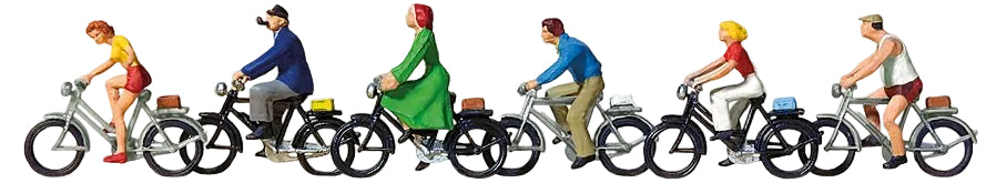 Cyclists (6) Exclusive Figure Set