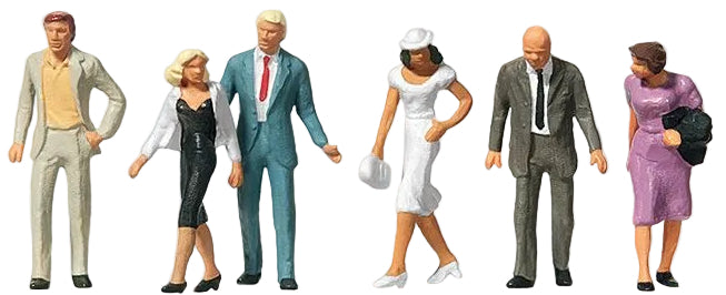 PR10116 Walking Passers By (6) Exclusive Figure Set