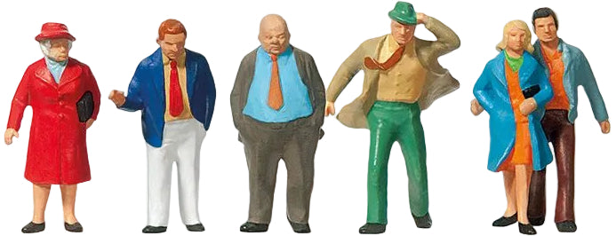 PR10124 Passers By (6) Exclusive Figure Set