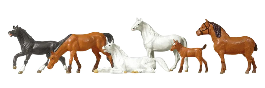 PR10150 Horses (6) Exclusive Figure Set