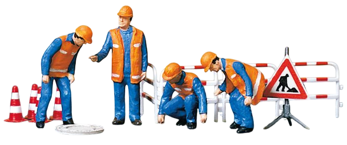 Drain Inspectors (4) and Accessories Exclusive Figure Set
